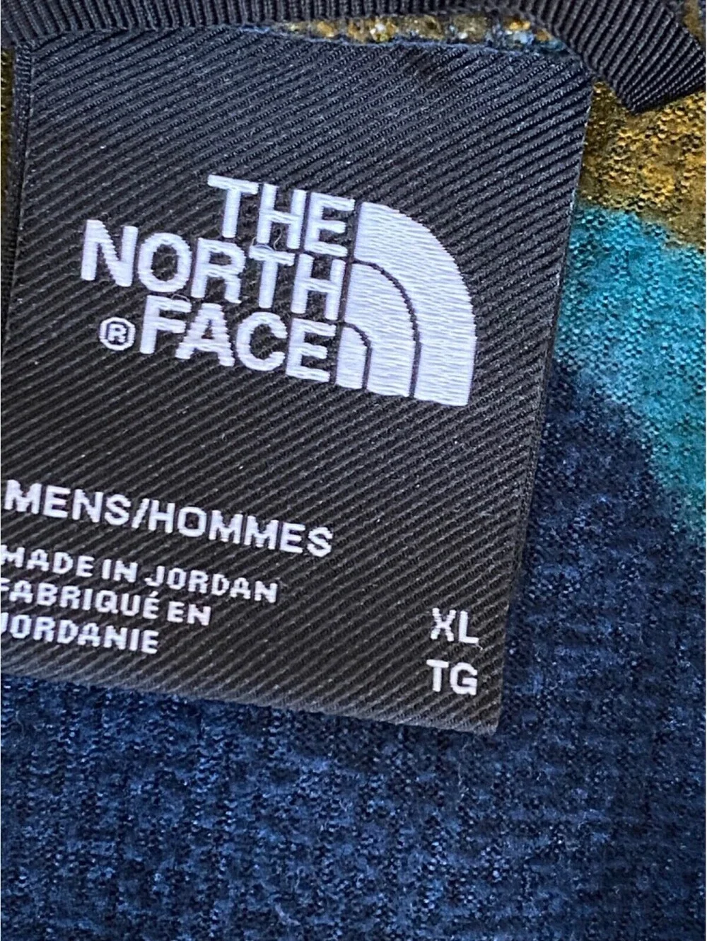The North Face Pali Pile Fleece Men Size Extra Large XL Summit Navy Camo